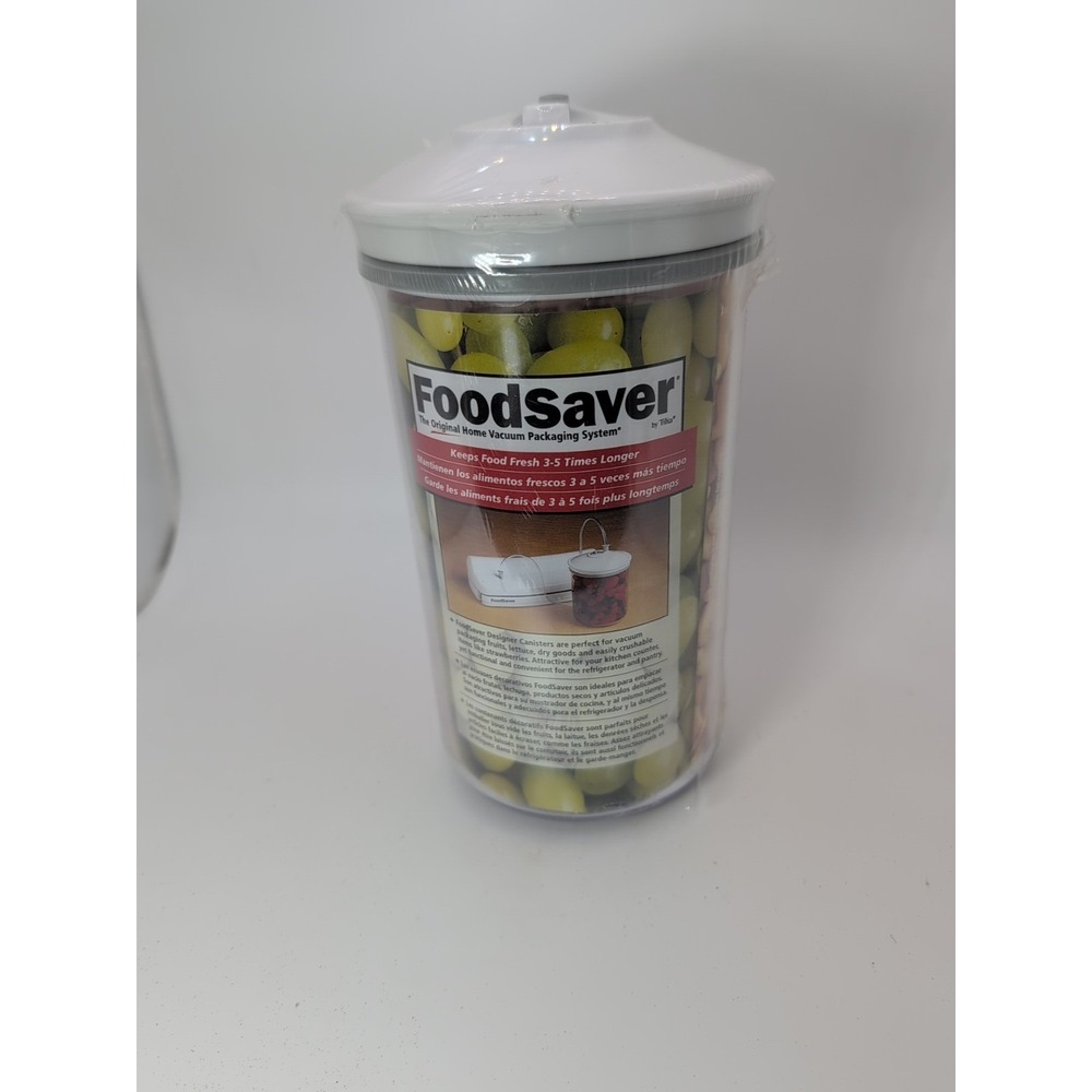 Foodsaver Food Saver 1 Quart Clear Canister Vacuum Packaging System NEW Sealed - Picture 3 of 6